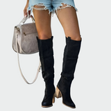 Oona - Nahast ortopeedilised põlvekõrgused saapad