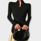 Michiko – elegantne kitsa lõikega kootud T-särk