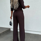 Elegantne Kaheosaline Komplekt – Ajatu Jõud ja Naiselik Siluett