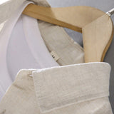 Льняная рубашка с длинными рукавами "Старые деньги"