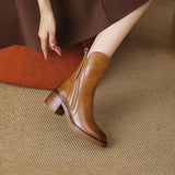 Martina | Nahast Saapad