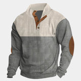 DUMONT LYON | KÕRGE KAELUSEGA KORDUROOST PULLOVER MEESTELE