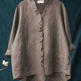 SUVEKERGUS™ Naiste Vabalt Langev Pluus