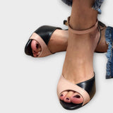 Kahevärviline roosa elegants