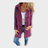 Villane mantel elegantse kinnitusega