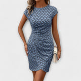 Patrícia - Lühikeste Varrukatega Tulpade Kleit