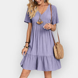 Midi kleit V-kaelusega