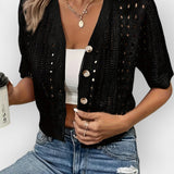 Lühikeste varrukatega suvine kardigan