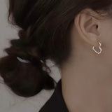 Kuldne Süda Roostevaba Terasest Kõrvarõngad