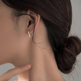 Kuldne Süda Roostevaba Terasest Kõrvarõngad