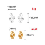 Sterlinghõbe 18K Kuld Lilled Steker Kõrvarõngad