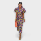 Vanessa - Elegantne V-dekoltee Kleid