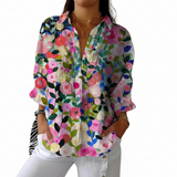 Laura | Bloom Canvas Blouse