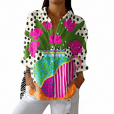 Rachel | Õitsev Vaasi Pluus