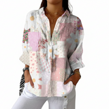 Ava | Patchwork Daisy Blouse