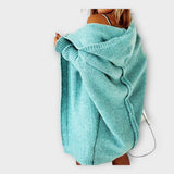 Urve - Kootud kapuutsiga kardigan