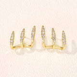 Elegantsed Strass Dreikrallen Kõrvarõngad