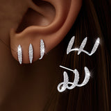 Elegantsed Strass Dreikrallen Kõrvarõngad