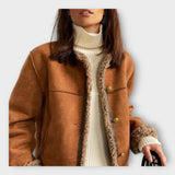 Elegantne nahktagi sooja voodri ja ajatu stiiliga