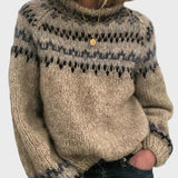 Vilja - Kootud kõrge kaelusega kampsun