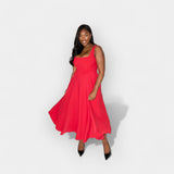 Midi kleit A-joonega